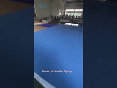 듀크 브랜드 공장 소매 파란색 주사 아크릴 시트 PMMA 퍼스펙스 플렉시글라스 광고용