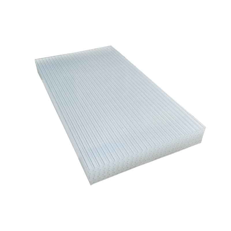 Clear Noise Barrier 19mm Textured Cast Soundproof Acrylic Sheet 4x8ft