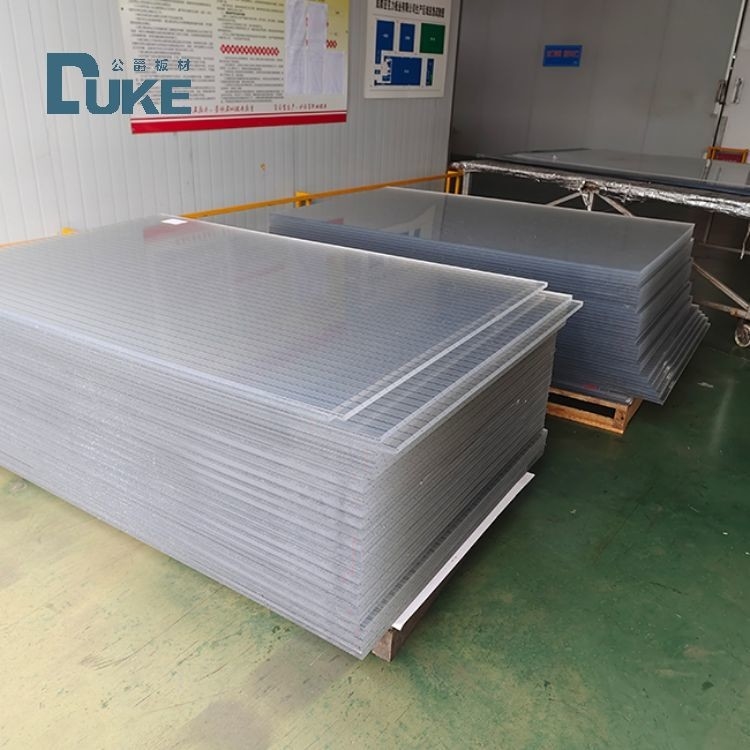 듀크 제조업체의 8mm 항UV 아크릴 보드 20x30ft 소리 차단 울타리 UV 4mm PMMA 공립 건설 гравюра 포함