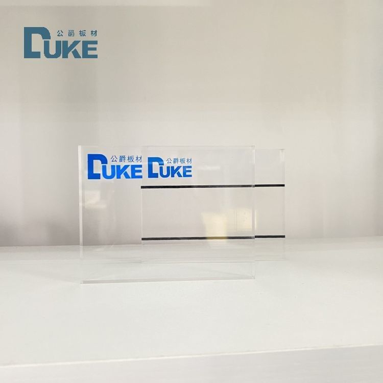 듀크 제조업체의 아크릴 시트 사운드 پروف 울타리 UV 열에 저항 2-40mm 두께는 시립 건설 절단 구부러기