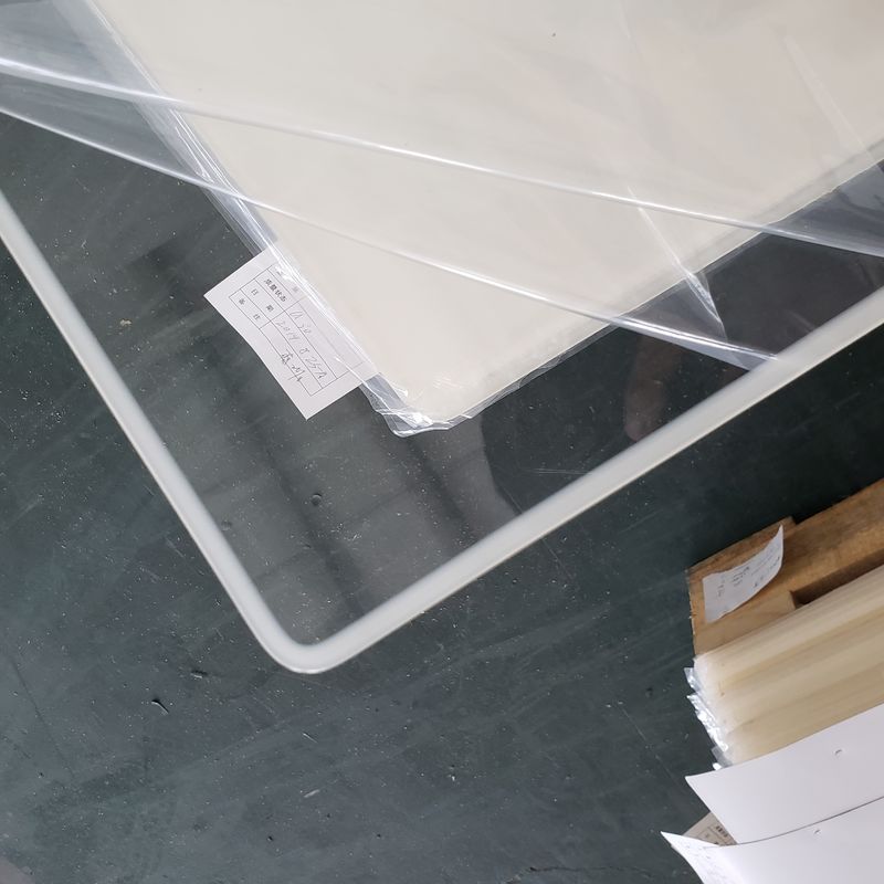 고정도 광학 Cast 아크릴 시트 버진 미쓰비시 MMA 92% 빛 전송 사용자 정의 절단