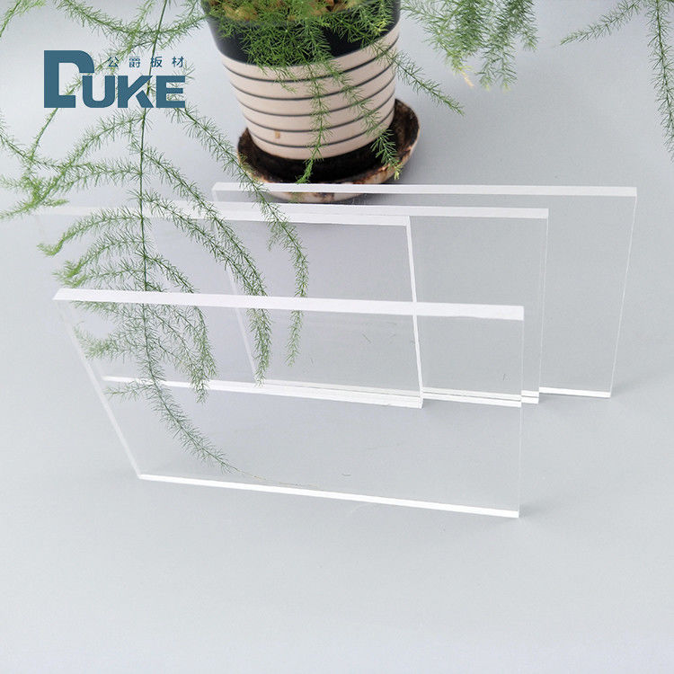 고정도 광학 Cast 아크릴 시트 버진 미쓰비시 MMA 92% 빛 전송 사용자 정의 절단