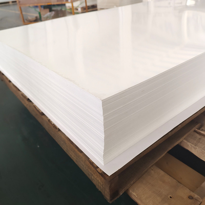 샤워룸을 위한 4 Ｘ 8ft 캐스트 아크릴 시트 백색 3 밀리미터